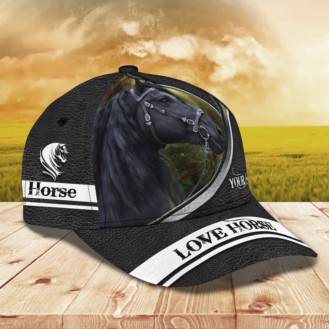 Black Horse Your Name Cap
