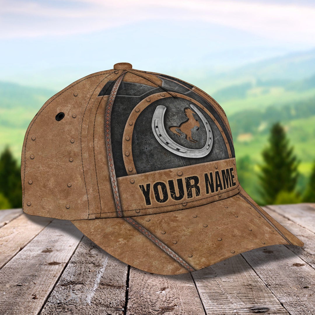 Horse 1 Your Name Cap