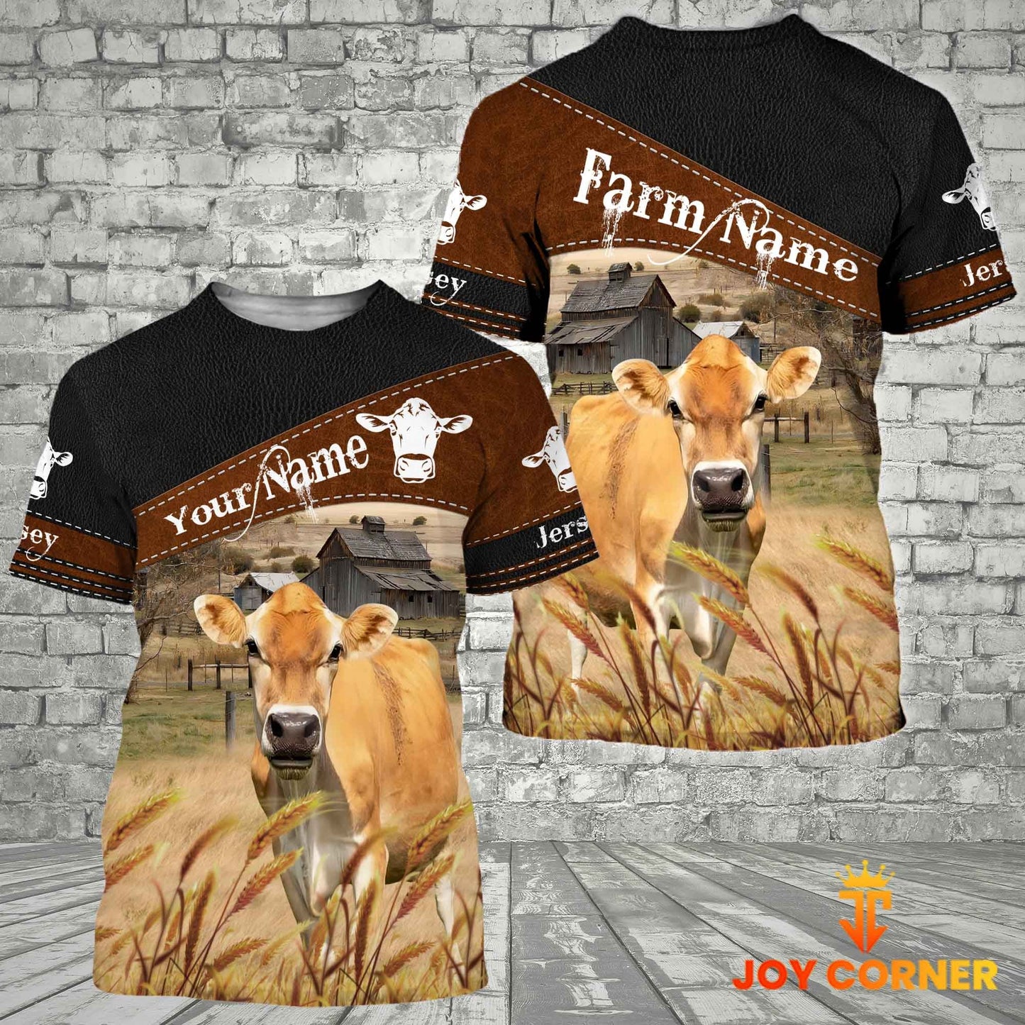 Joycorners Jersey On Farms Custom Name Printed 3D Black Hoodie