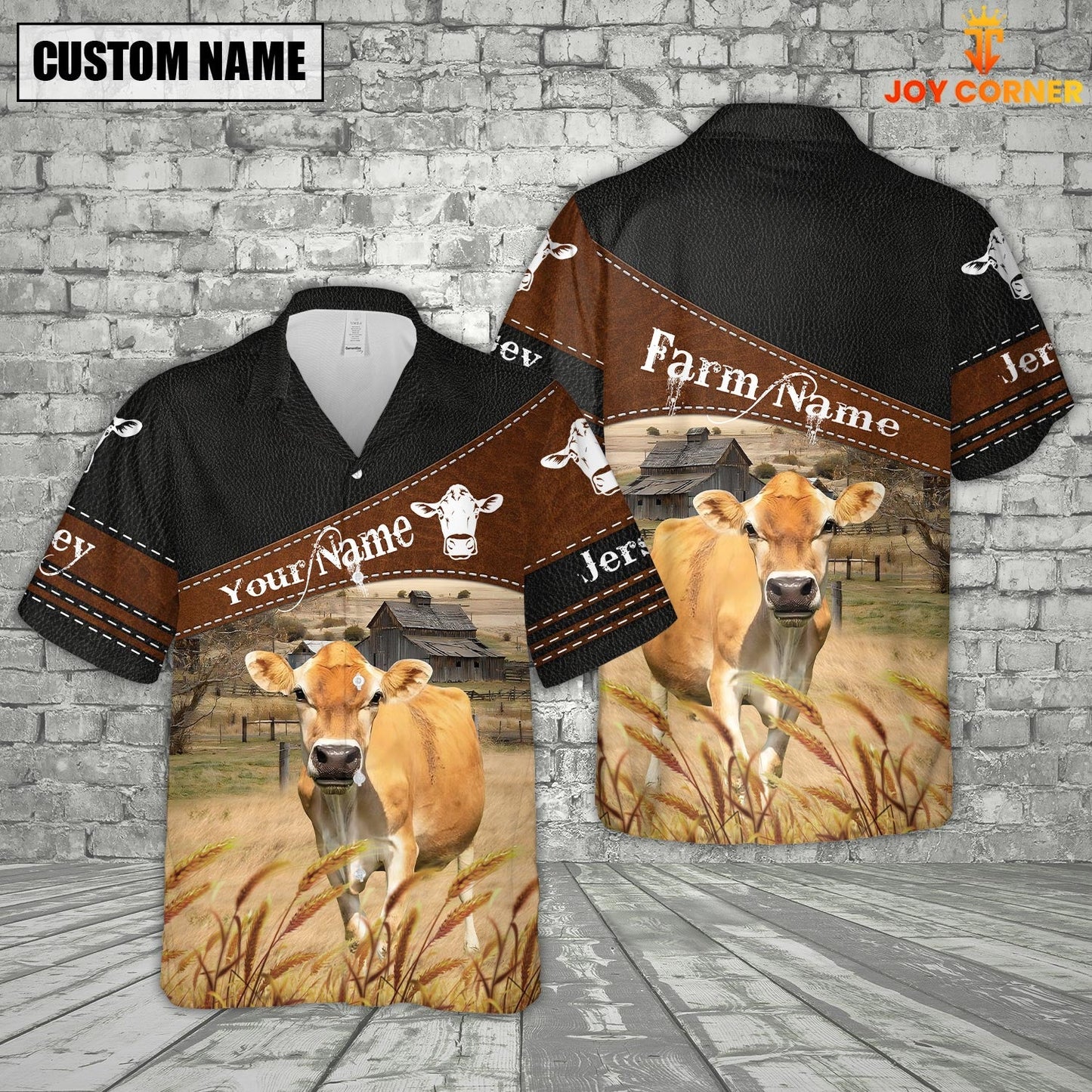Joycorners Jersey On Farms Custom Name Printed 3D Black Hoodie