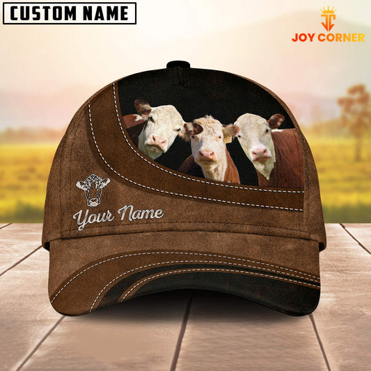 Joycorners Hereford Happiness Customized Name Cap