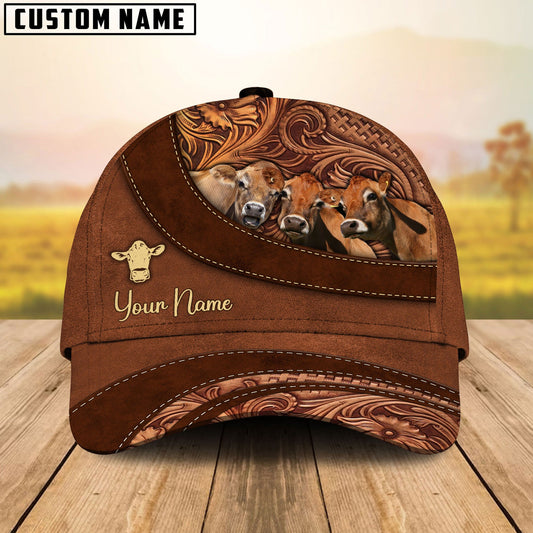 Joy Corners Jersey Farm Life Beauty Leather Pattern Customized 3D Cap
