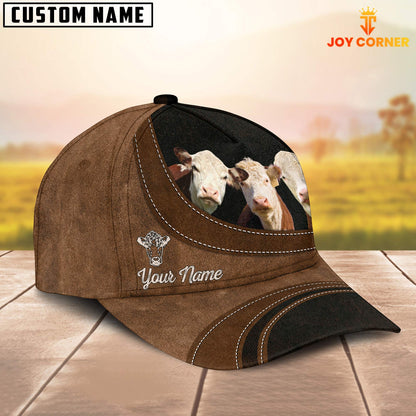 Joycorners Hereford Happiness Customized Name Cap